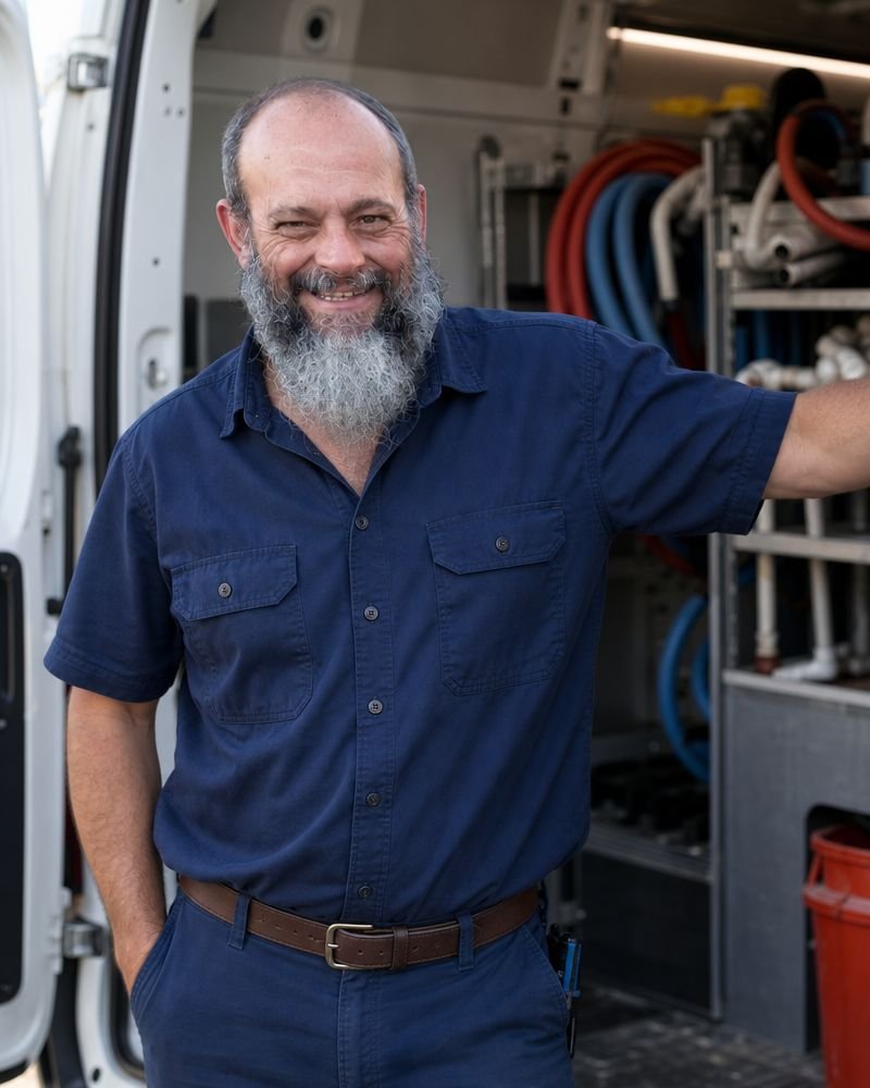 John Larsen, owner and operator of Rhino Rooter